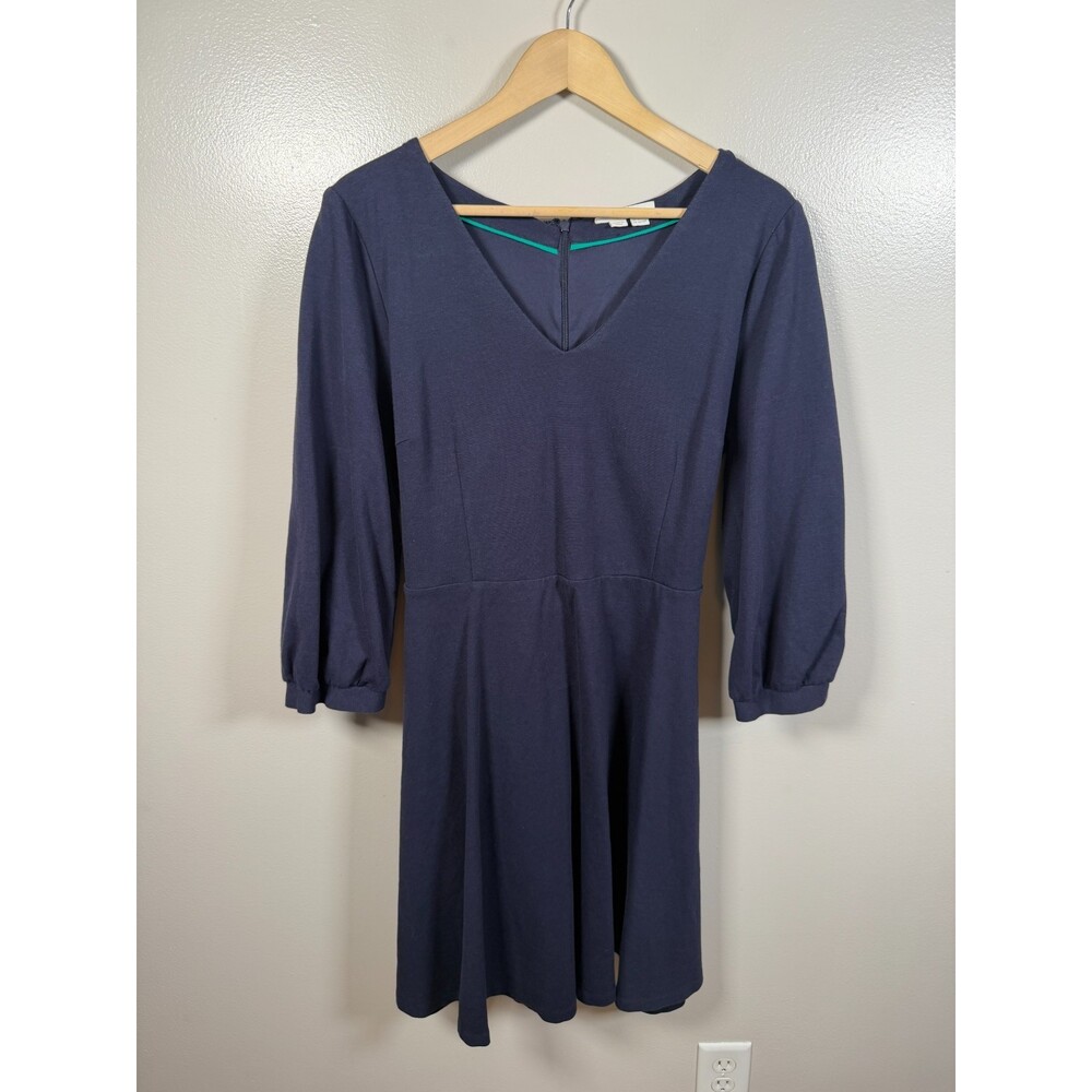 Boden Benedicta Ponte Dress Size 20 R Navy Blue Preppy Work Career Mod Retro - Picture 2 of 11